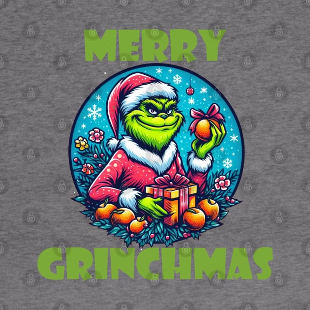 Christmas Grinch by BukovskyART